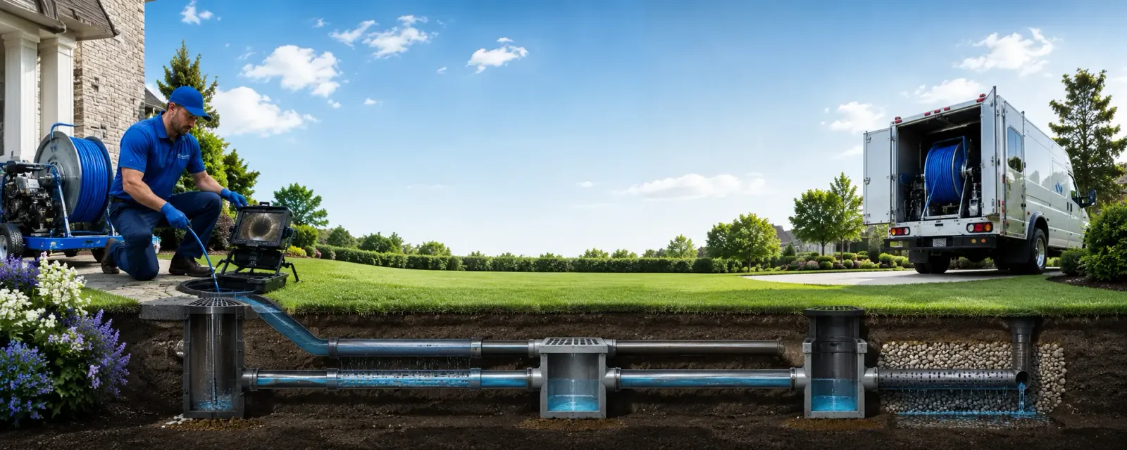 Outdoor drain cleaning information for Glenham, SD